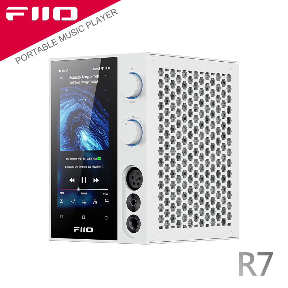 FiiO  R7 桌上型音樂解碼播放器-白色款