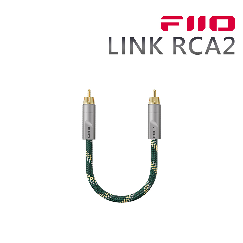 FIIO LINK-RCA2 RCA(公)轉RCA(公)數位同軸音訊傳輸線-20cm