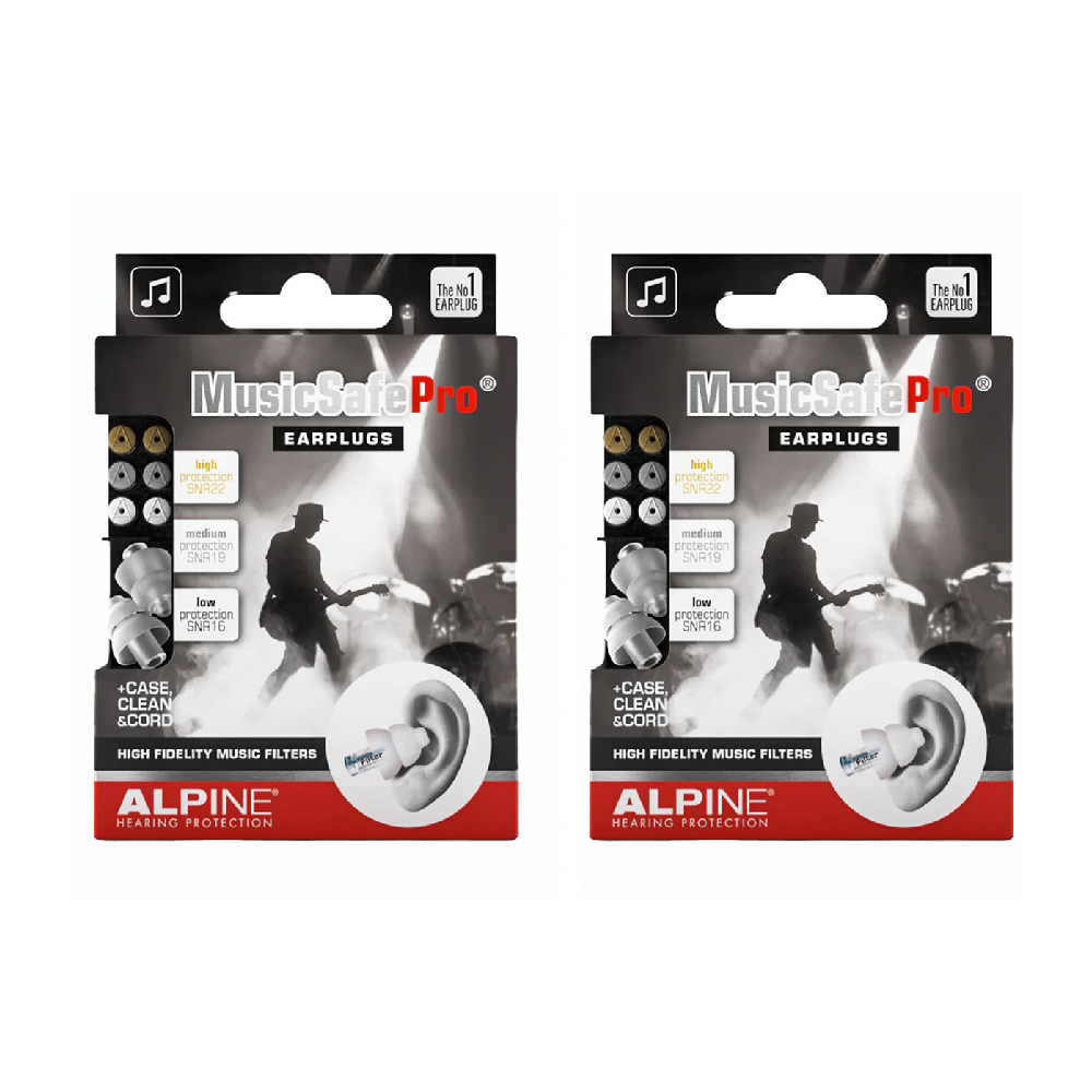 Alpine MusicSafe Pro 荷蘭進口 加強版 高保真音樂耳塞 軟耳塞 低過敏性 兩入組