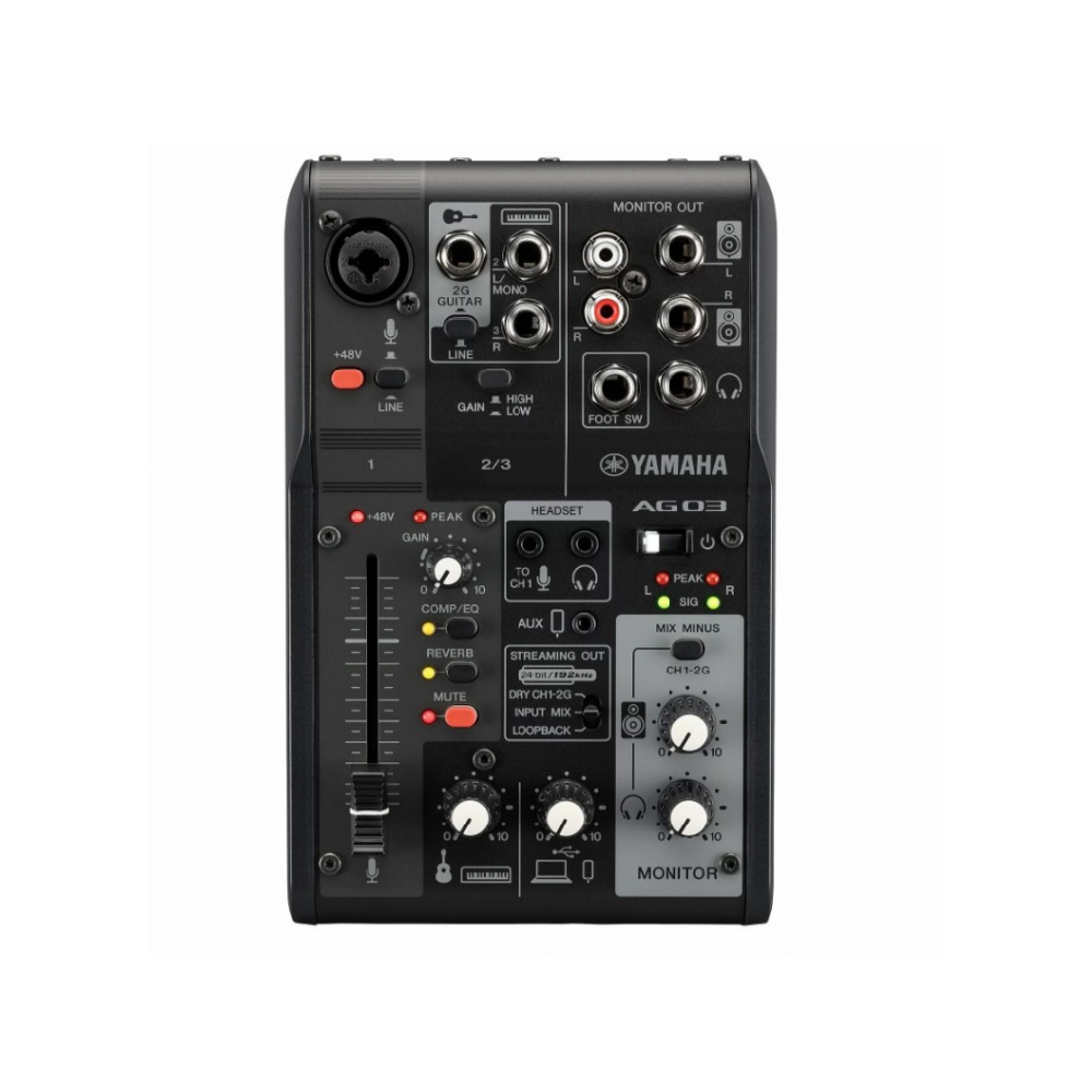 YAMAHA 山葉 AG03 MK2 網路直播 Podcast 錄音介面 混音機