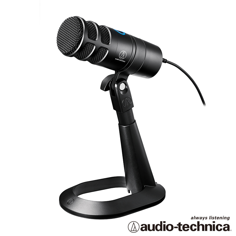 audio-technica 鐵三角AT2040USB Podcast用超心形指向性USB麥克風組合