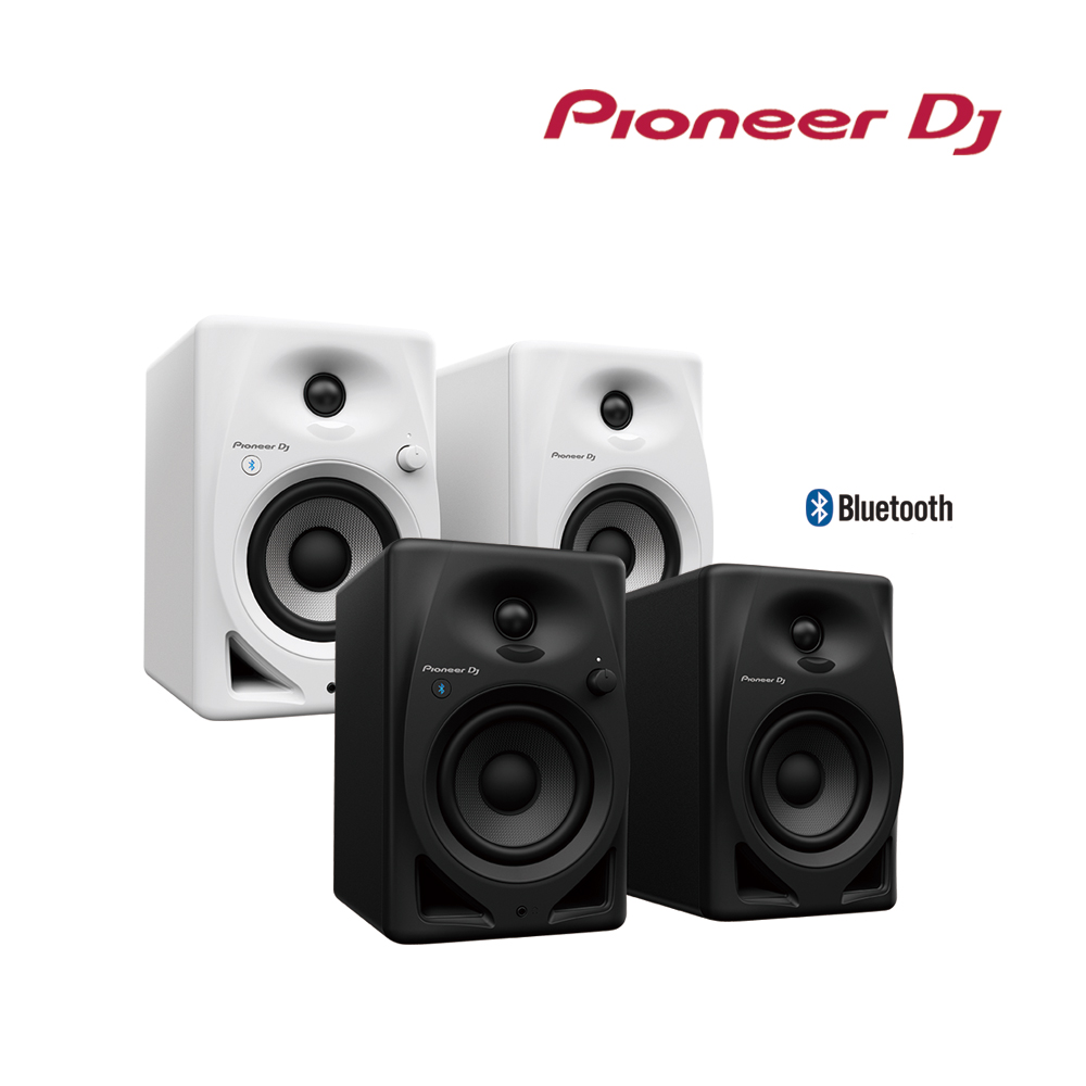 Pioneer DJ DM-40D 入門款主動式監聽喇叭-(4吋藍牙款) -二色