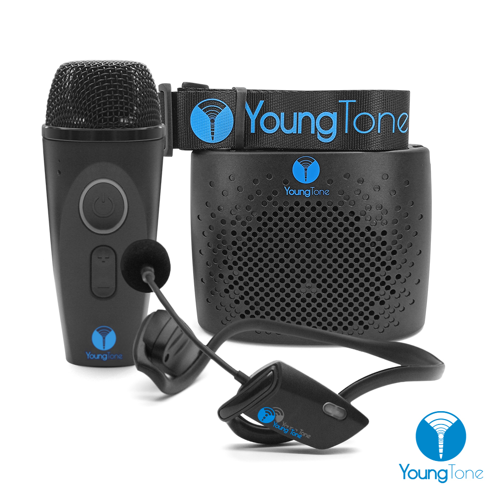YoungTone YS250數位無線擴音音箱麥克風組手頸雙麥