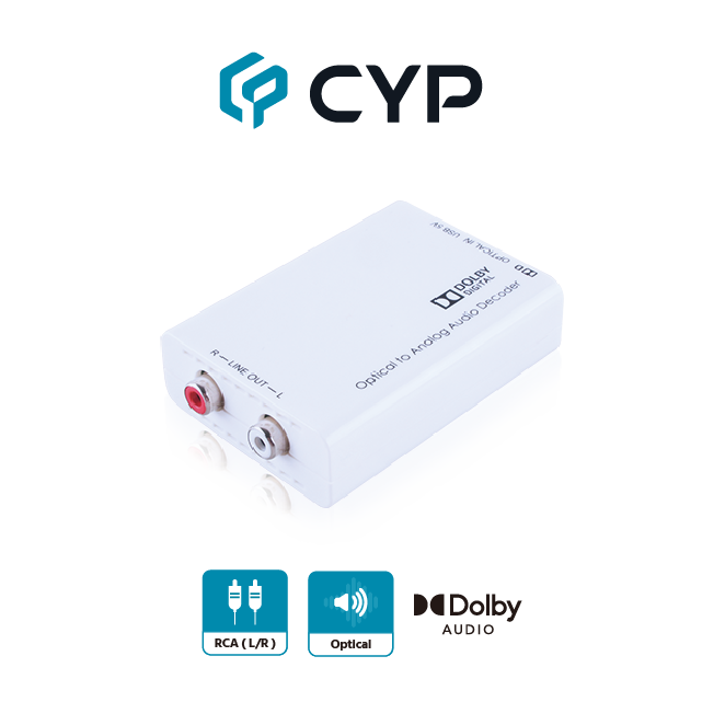 SAFEWAY 數位 CYP西柏 - 轉 類比音訊 解碼器 (DCT-1D)