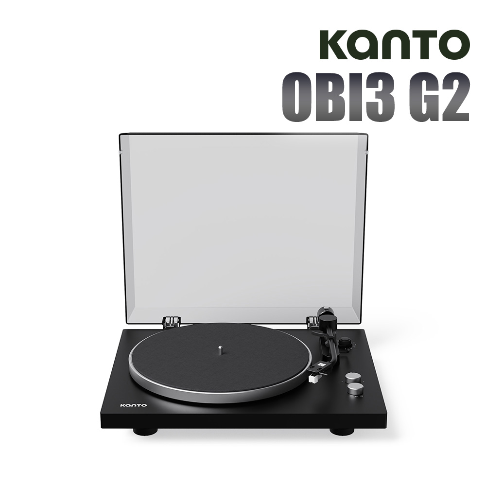 OBI3 G2 藍牙黑膠唱片機-霧黑款(升級版)