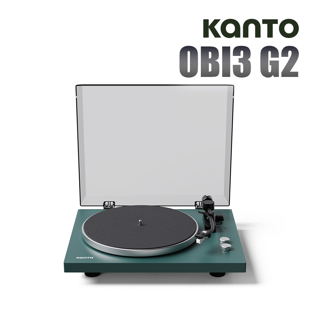 OBI3 G2 藍牙黑膠唱片機-森林綠(升級版)
