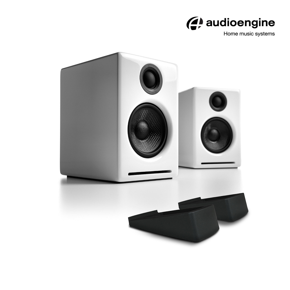 Audioengine A2+主動式書架喇叭+腳架組合