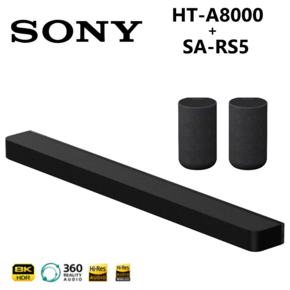 SONY 索尼BRAVIA Theatre Bar 8 家庭劇院組(HT-A8000+SA-RS5) - PChome