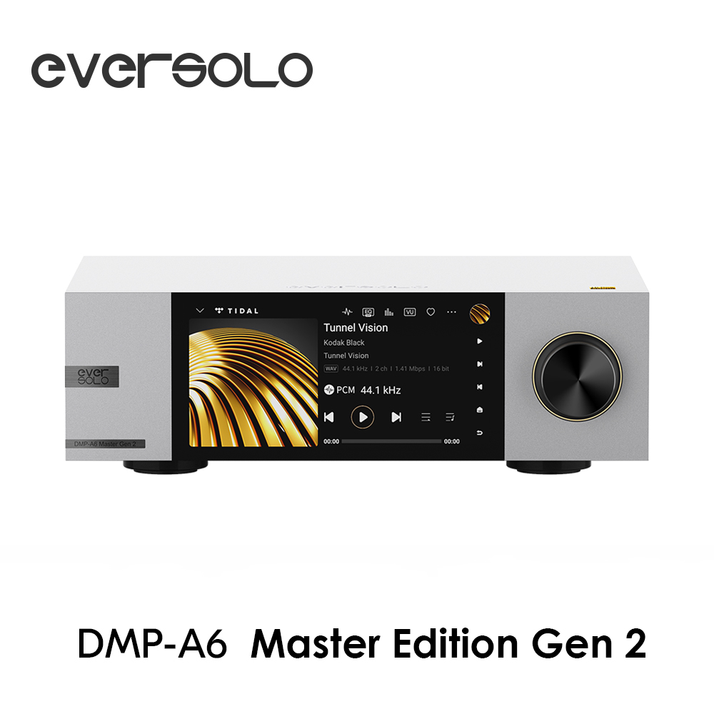 eversolo DMP-A6 Master Edition Gen 2 大師版第二代 Hi-Res 無損串流DAC播放器 銀色