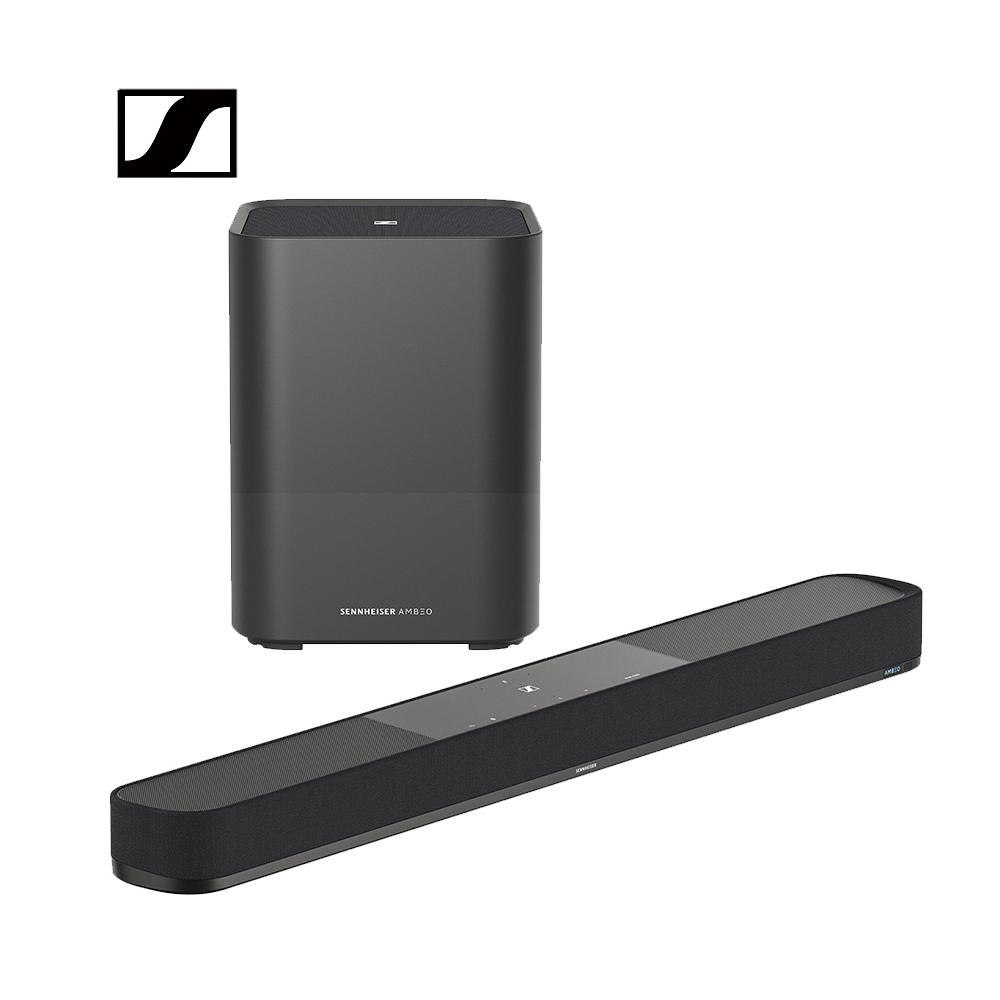 Sennheiser consumer hearing 森海塞爾耳機 AMBEO Soundbar Plus 家庭影音劇院系統+AMBEO Sub 超低音喇叭