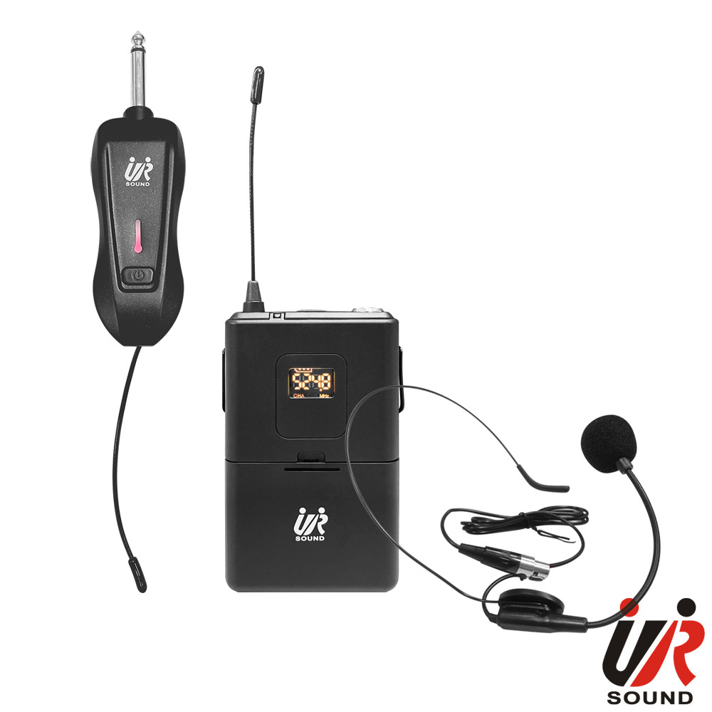 ur sound 普洛咪 UHF單頻攜帶式數位多頻道無線麥克風(單腰掛)UR-1018G1H