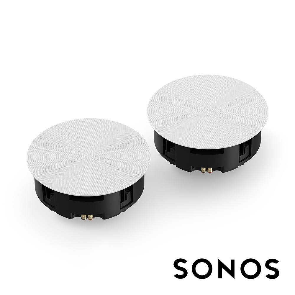 SONOS x Sonance嵌入式天花板喇叭-8英寸(一對裝)公司貨