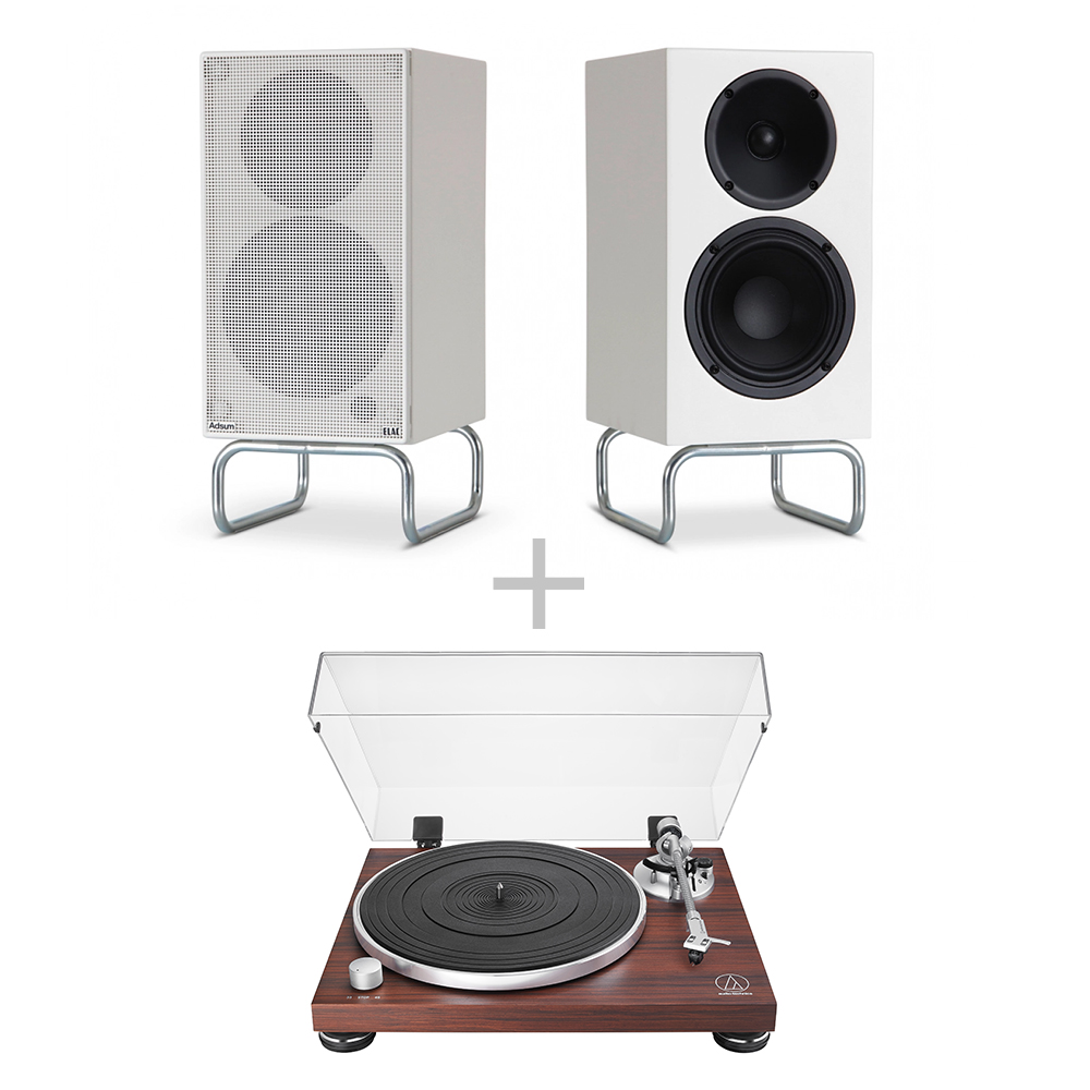 【合購組合】ELAC DCB41-DS 主動式喇叭 + AT-LPW50BT 黑膠唱盤