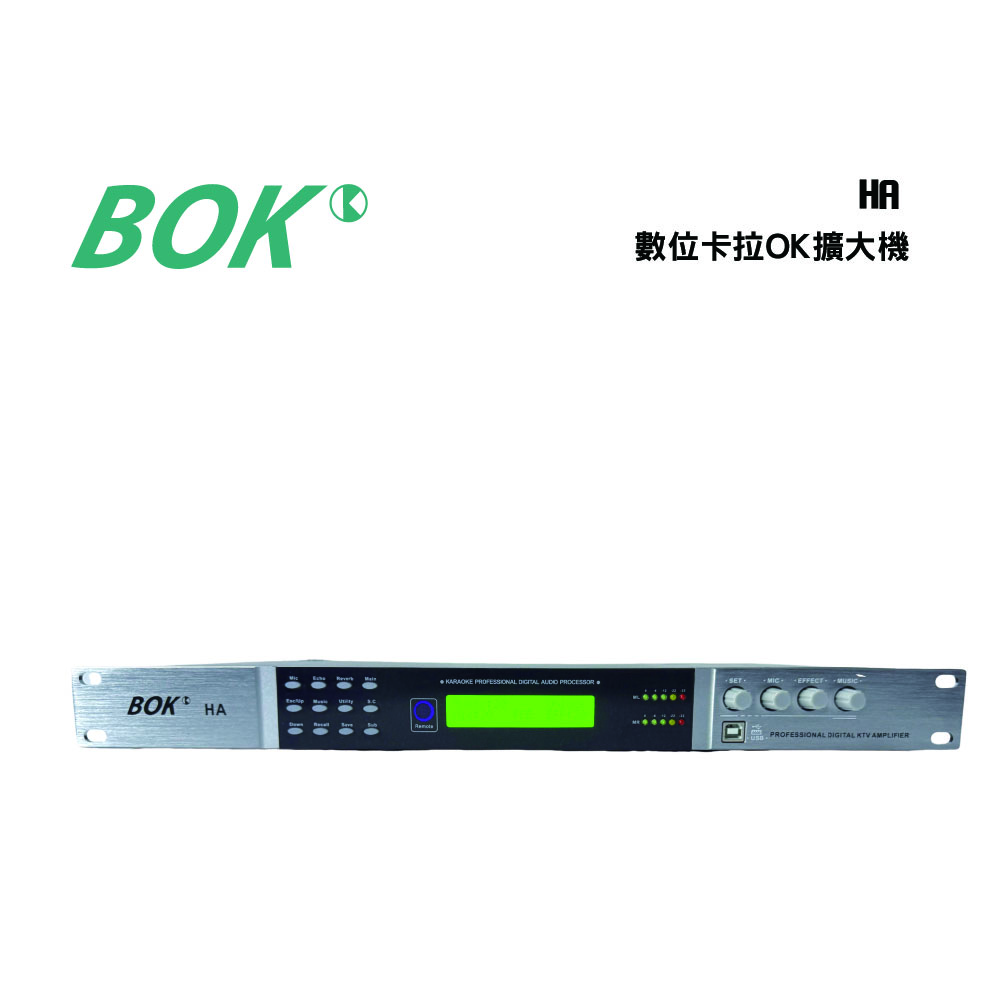 BOK HA數位卡拉OK擴大機