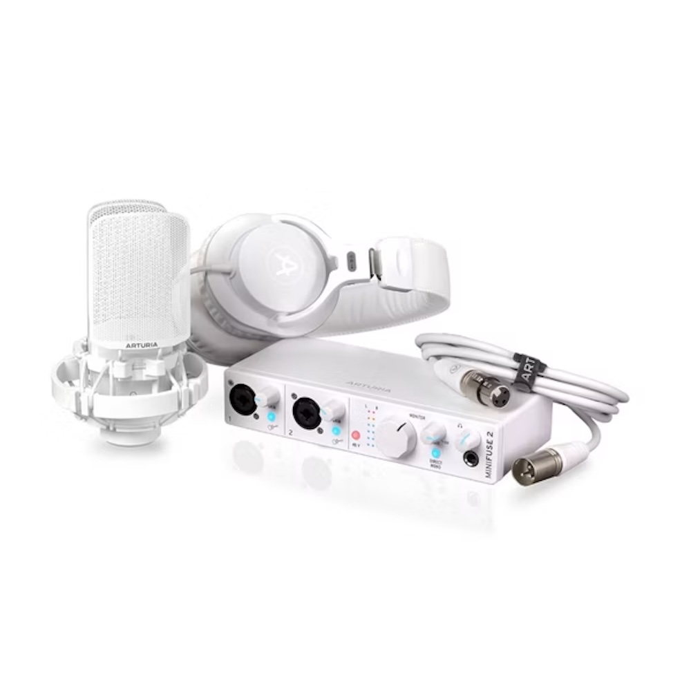 Arturia Recording Pack (White)直播/錄音套裝組(白色)