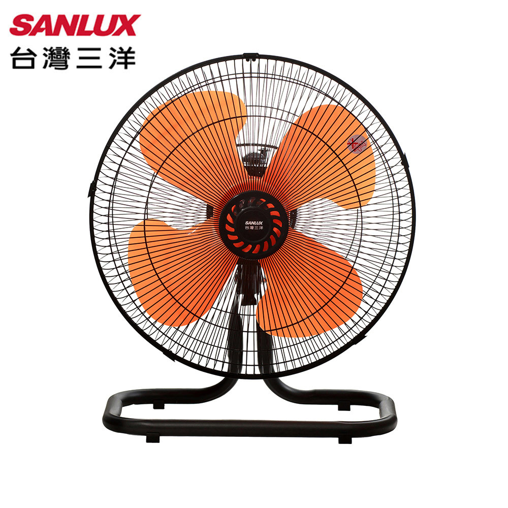 SANLUX 台灣三洋 18吋超強風擺頭工業桌扇 OEF-0956