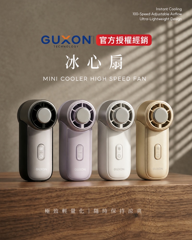 (2入組)冰心扇充插兩用迷你冰敷扇/手持USB風扇/DC扇/桌扇(GXFMINI02)可立/100段速/附扣環