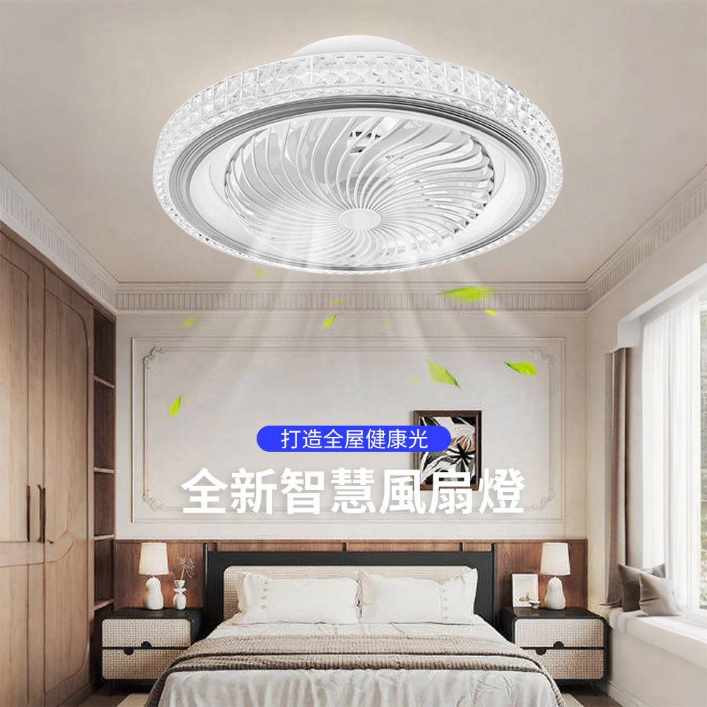 Tounichi 東日 360°網罩搖頭風扇燈 吸頂式吊扇燈 臥室餐廳客廳適用吸頂風扇燈