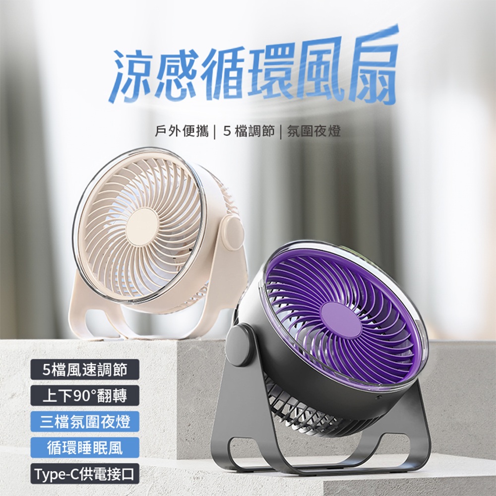 【APEX】二合一涼感DC循環風扇 掛立兩用 (DC風扇 靜音扇 桌上風扇 節能扇 渦流空氣循環扇)