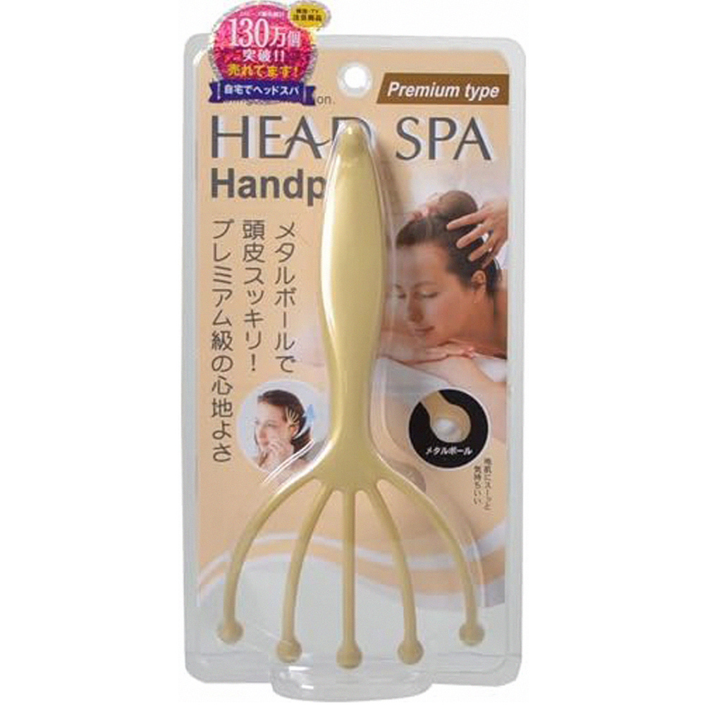 【Mantensha】日本製 五爪磁療滾珠頭皮按摩梳 按摩爪 按摩器(放鬆頭皮、舒緩疲勞)