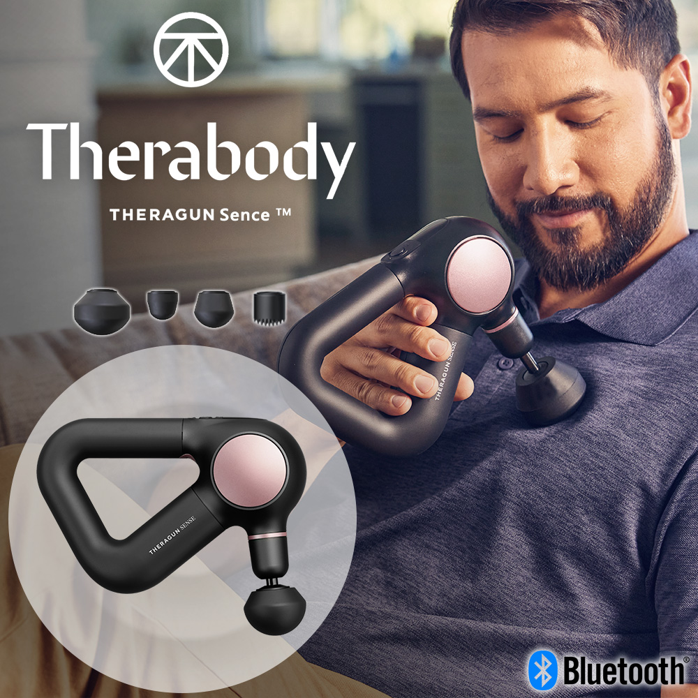 Therabody THERAGUN Sense專業級智慧衝擊式筋膜槍-曜石黑