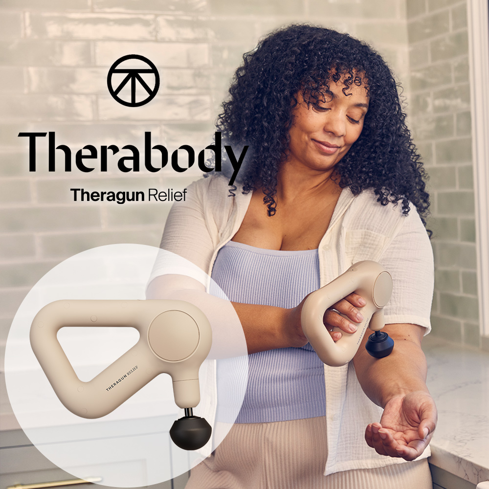 Therabody THERAGUN Relief 專業級筋膜槍-焦糖奶茶