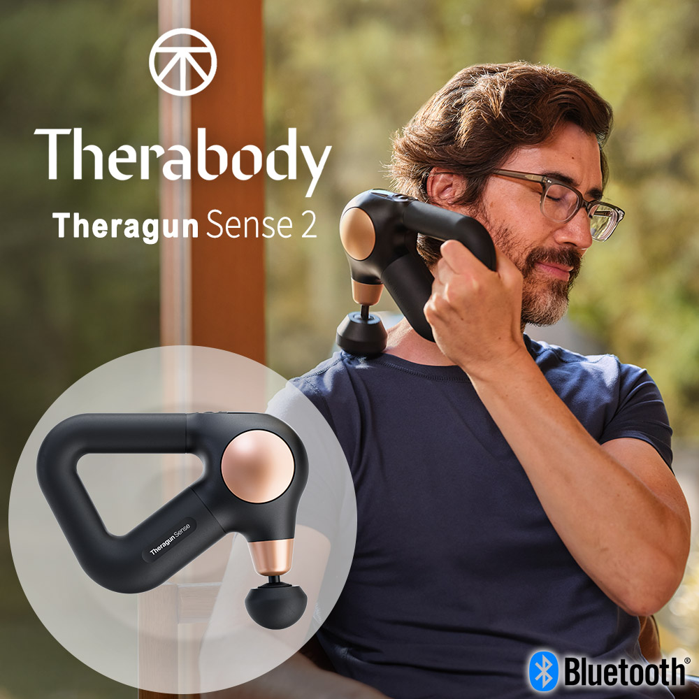 Therabody THERAGUN Sense2 專業級智慧衝擊式筋膜槍-曜石黑