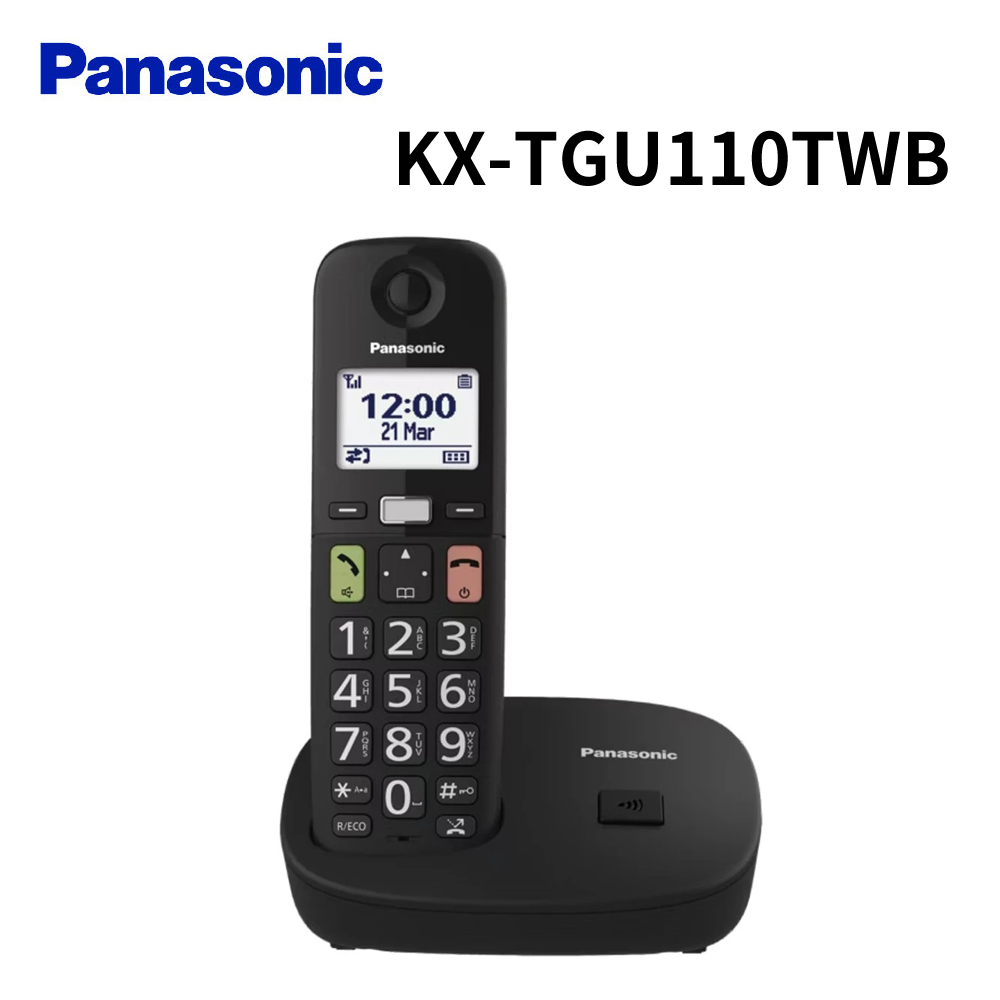 Panasonic 國際牌 數位無線電話 KX-TGU110TWB