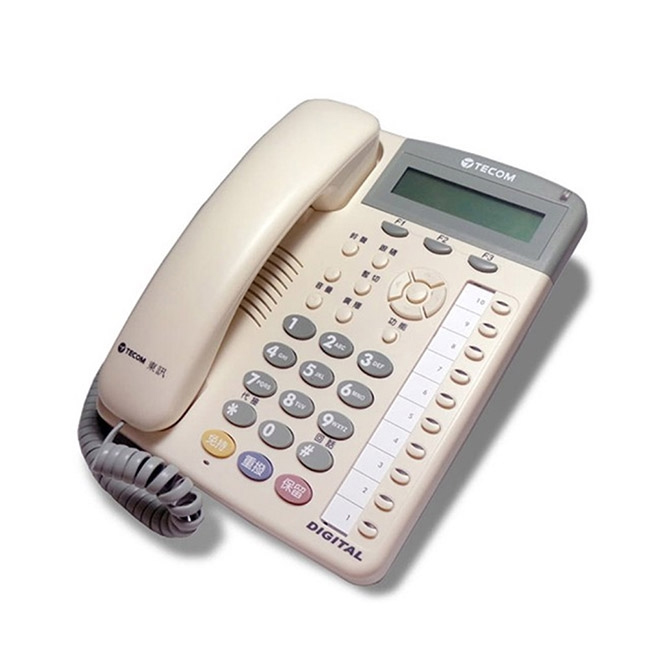TECOM 東訊10鍵顯示型話機 SD-7710E X(取代7710E/DX-9910E)