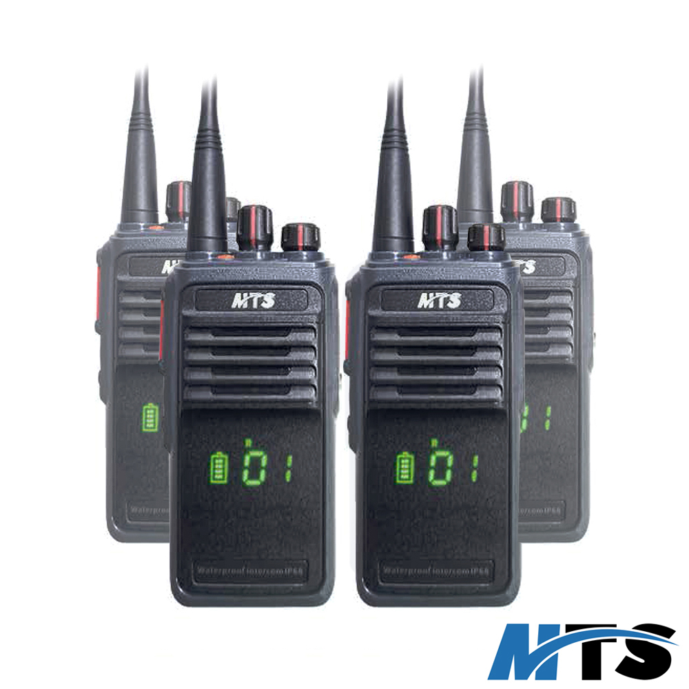 MTS 10W防水無線電對講機|4入裝 MTS33X7X4
