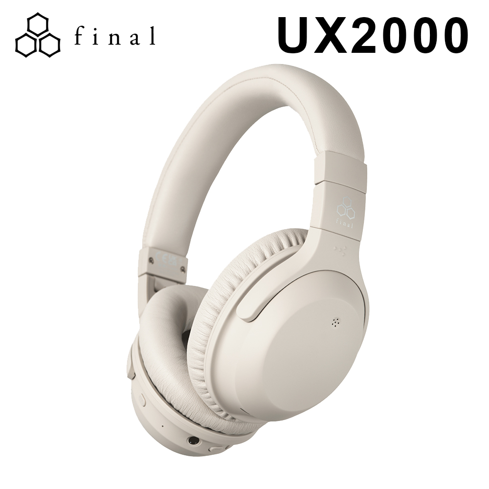 日本   UX2000 降噪頭戴式耳機 奶油白 公司貨