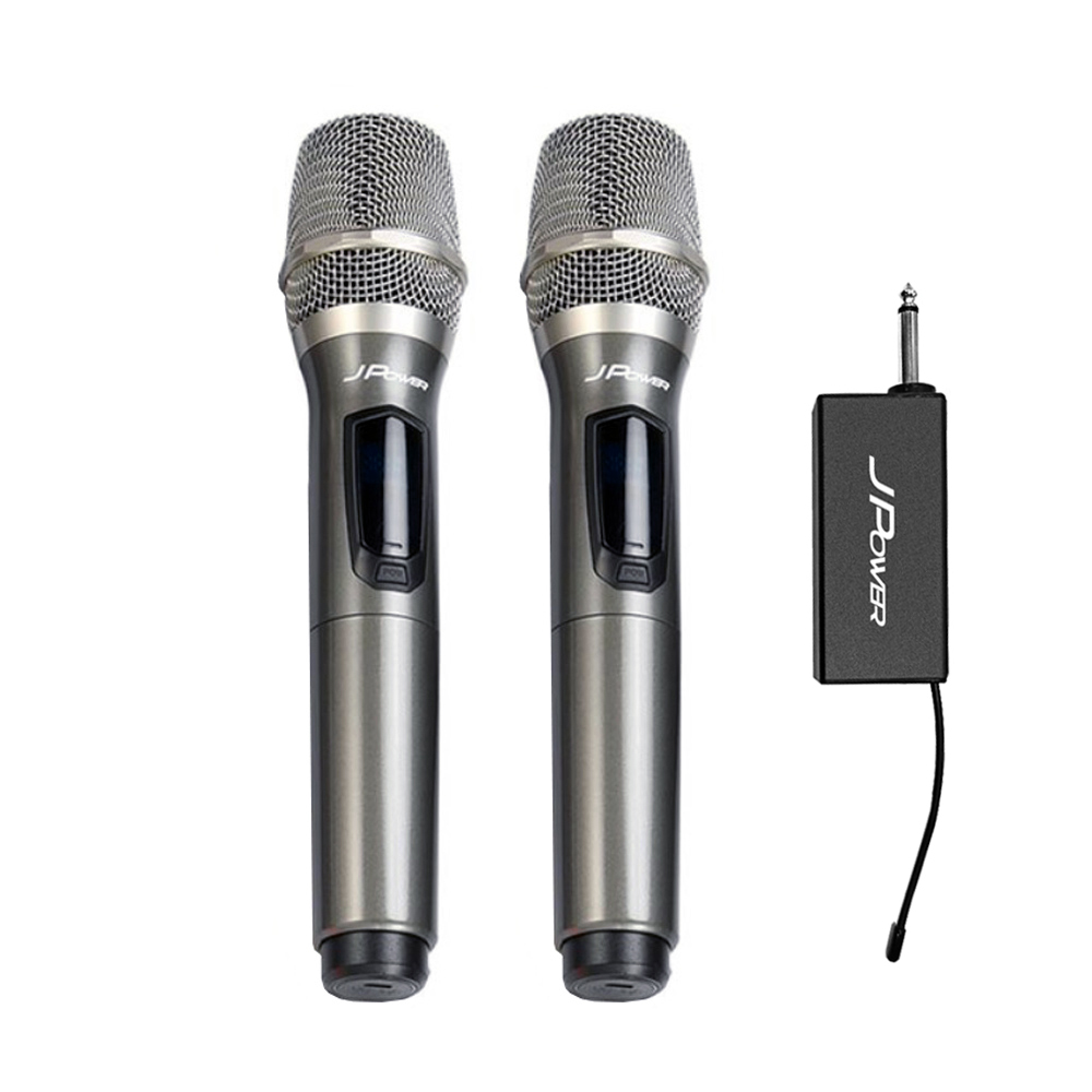 JPOWER 杰強 JP-UHF-888震天雷UHF雙機型充電式無線麥克風(其他規格)