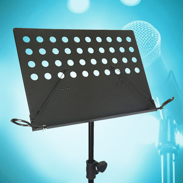 【美佳音樂】MS-320HD 台灣製造 大譜架專用 麥克風夾-黑色2入