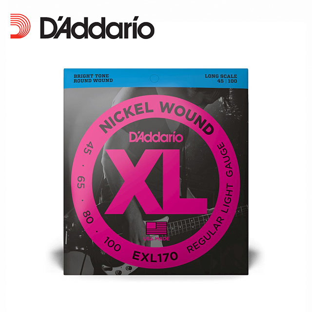 D'Addario Daddario EXL170 4弦貝斯弦 45-100 原廠公司貨 商品保固有保障