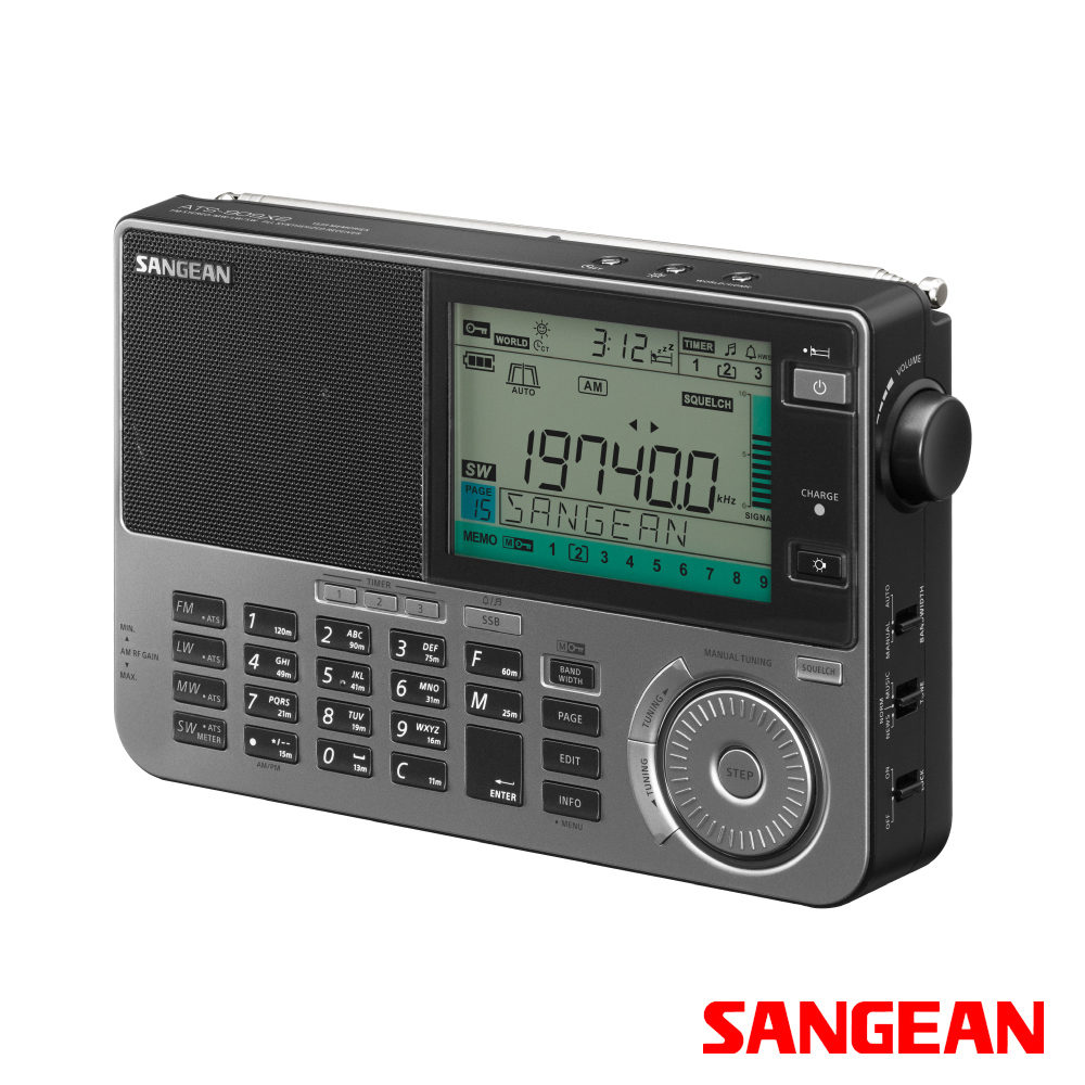 SANGEAN 山進 調頻/調幅/長波/短波|全波段專業化數位型收音機 ATS909X2