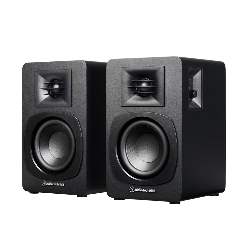 audio-technica 鐵三角 AT-SP3X 黑色 主動式 書架型喇叭 - PChome 24h購物