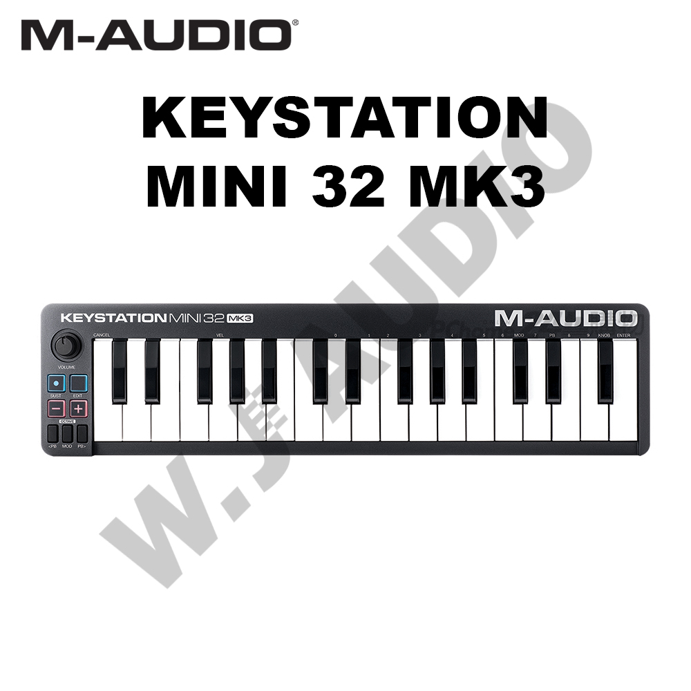 M-AUDIO  KEYSTATION MINI 32 MK3 MIDI 主控鍵盤 公司貨