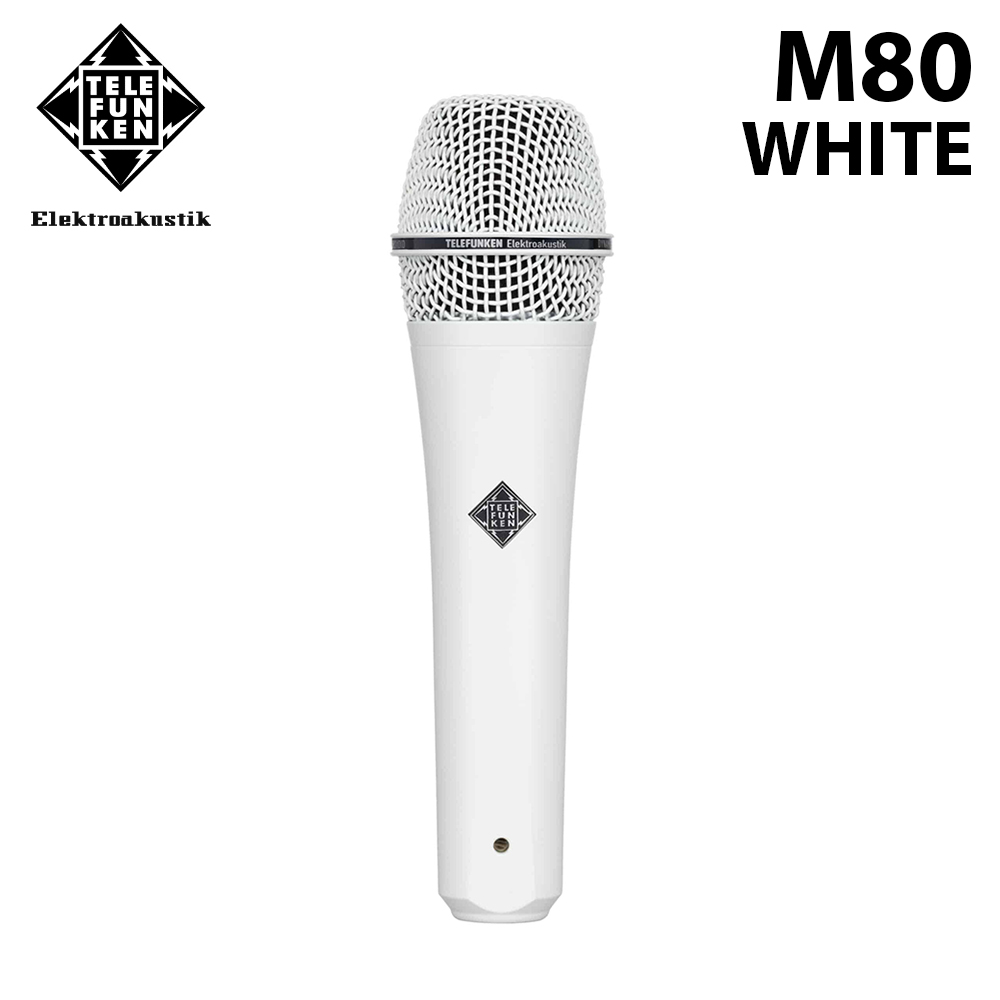 TELEFUNKEN 德律風根  M80 WHITE 動圈式麥克風 公司貨 白