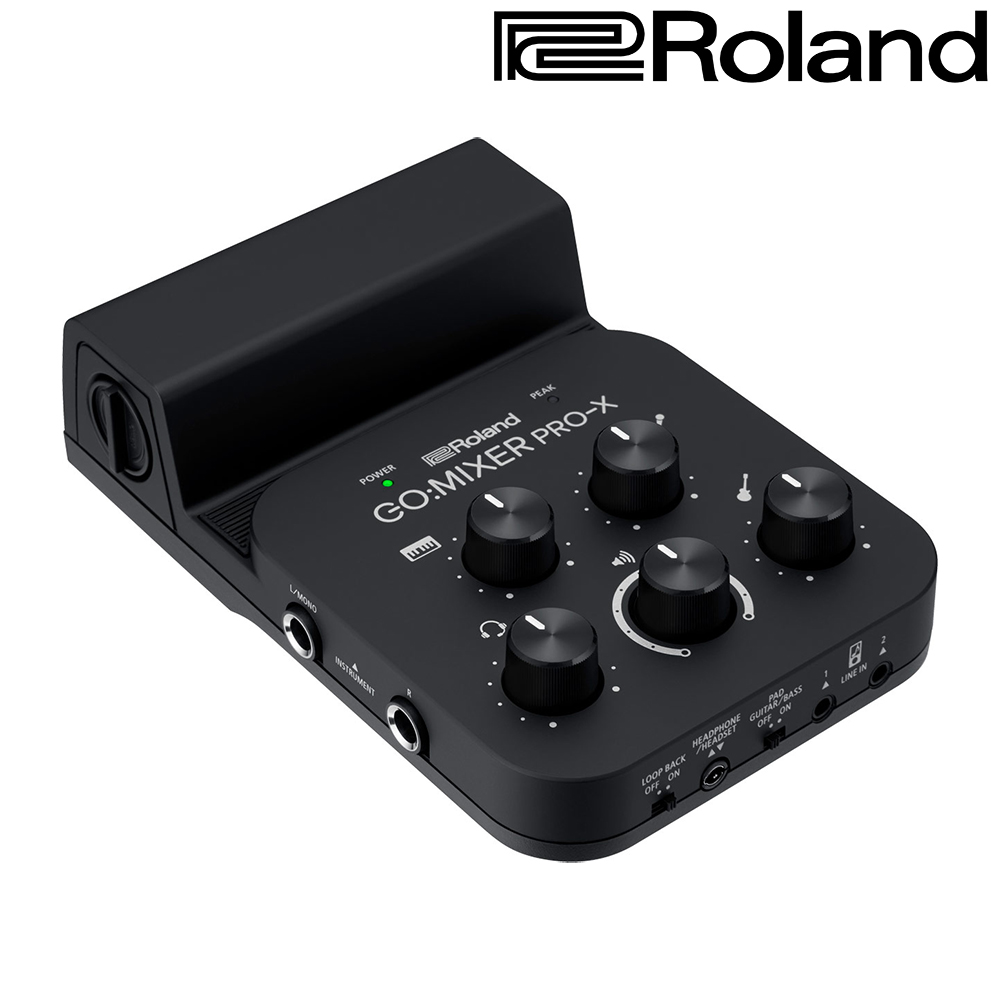 Roland 樂蘭 宅錄直播創作的得力神器 GO:MIXER PRO-X