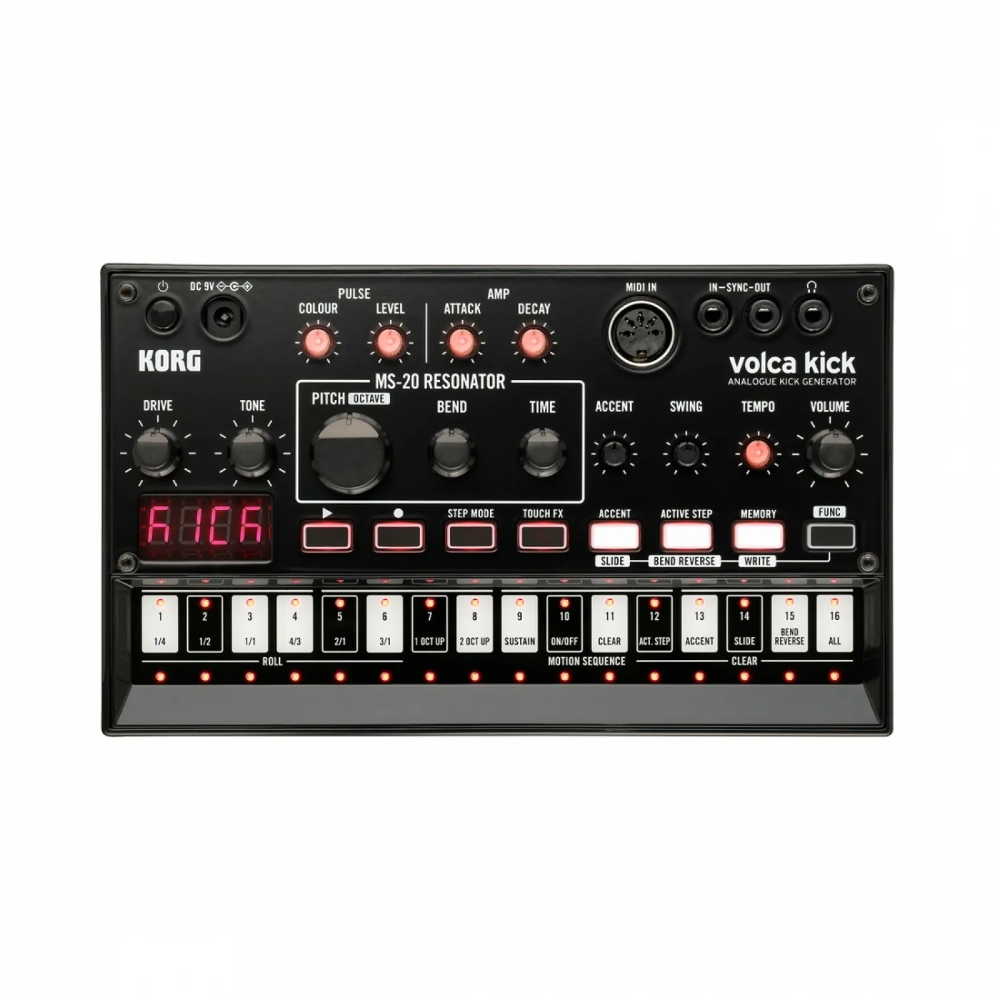 KORG Volca Kick 類比大鼓音源編曲機(大鼓 編曲 合成器 音樂製作 類比 電子音樂 聲音設計)