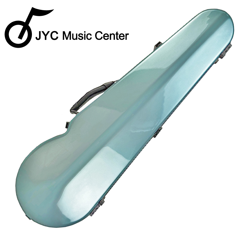 JYC JV-1001N金屬藍綠款-4/4小提琴三角硬盒