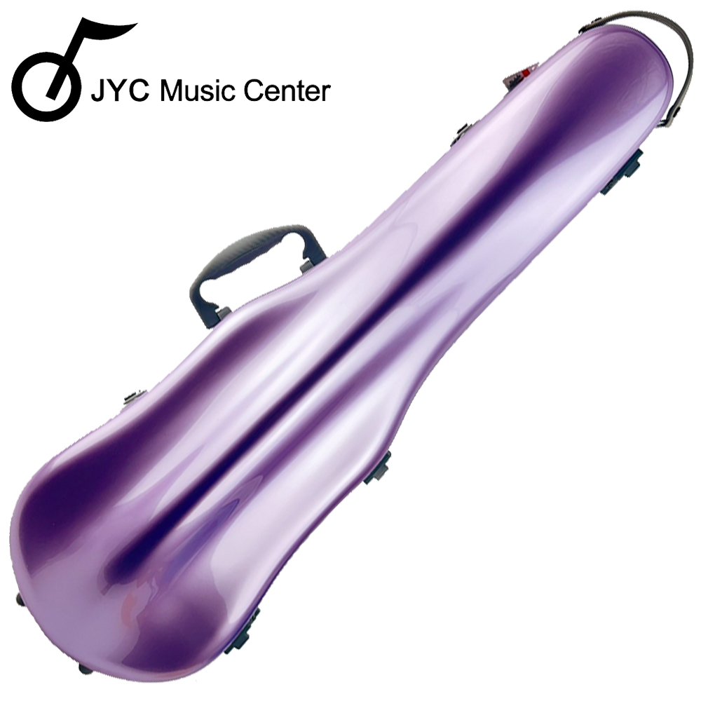 JYC PC-01小提琴盒-磨砂紫色/軟墊懸掛系統/可移動式內襯