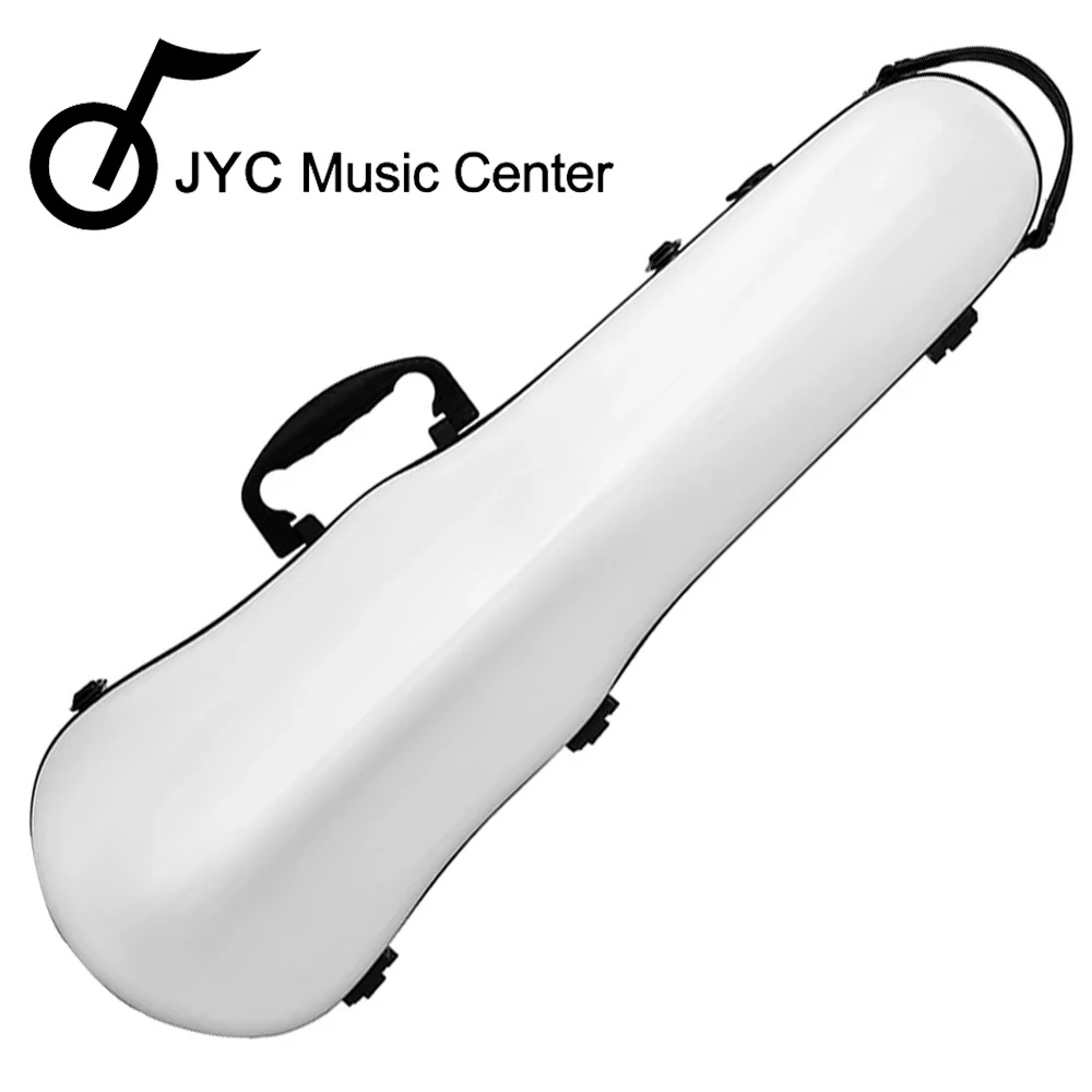 JYC PC-01小提琴盒-亞光白/軟墊懸掛系統/可移動式內襯