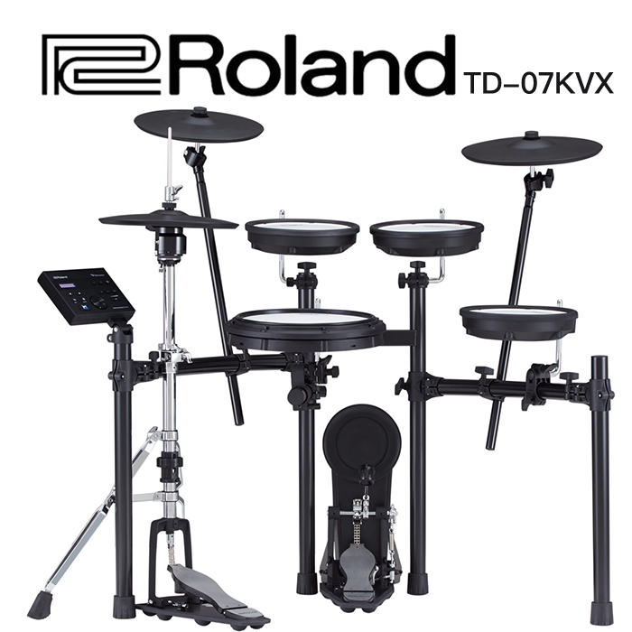 Roland TD-07KVX 新世代V-Drums 頂級進階款/雙層網狀鼓面/配備VH-10