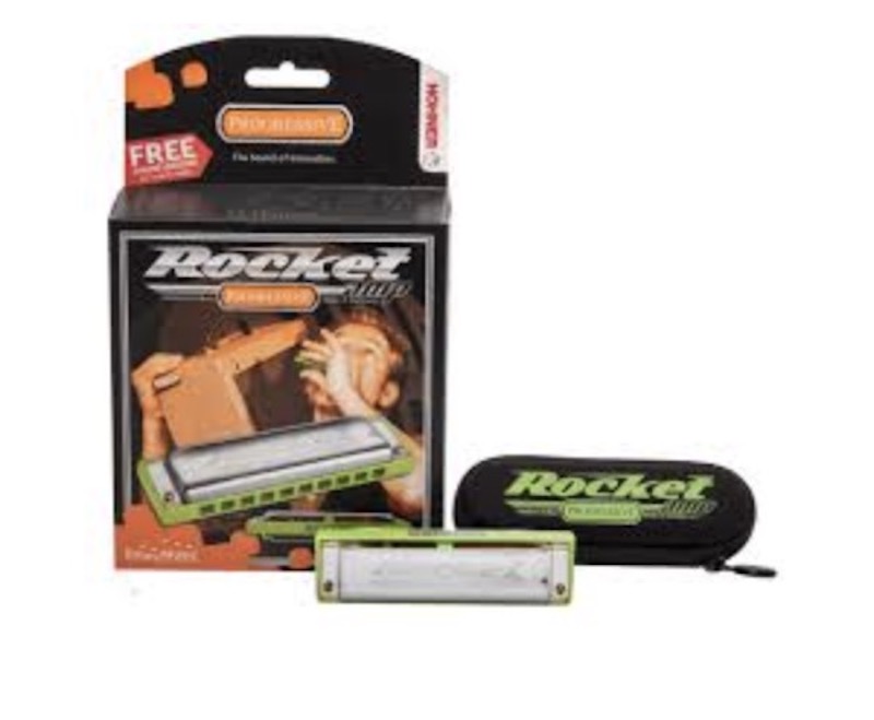 Hohner Rocket Amp綠色火箭十孔口琴