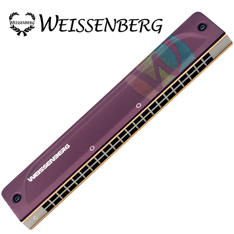 Weissenberg GEM-RUBY 22孔複音口琴-紅寶石