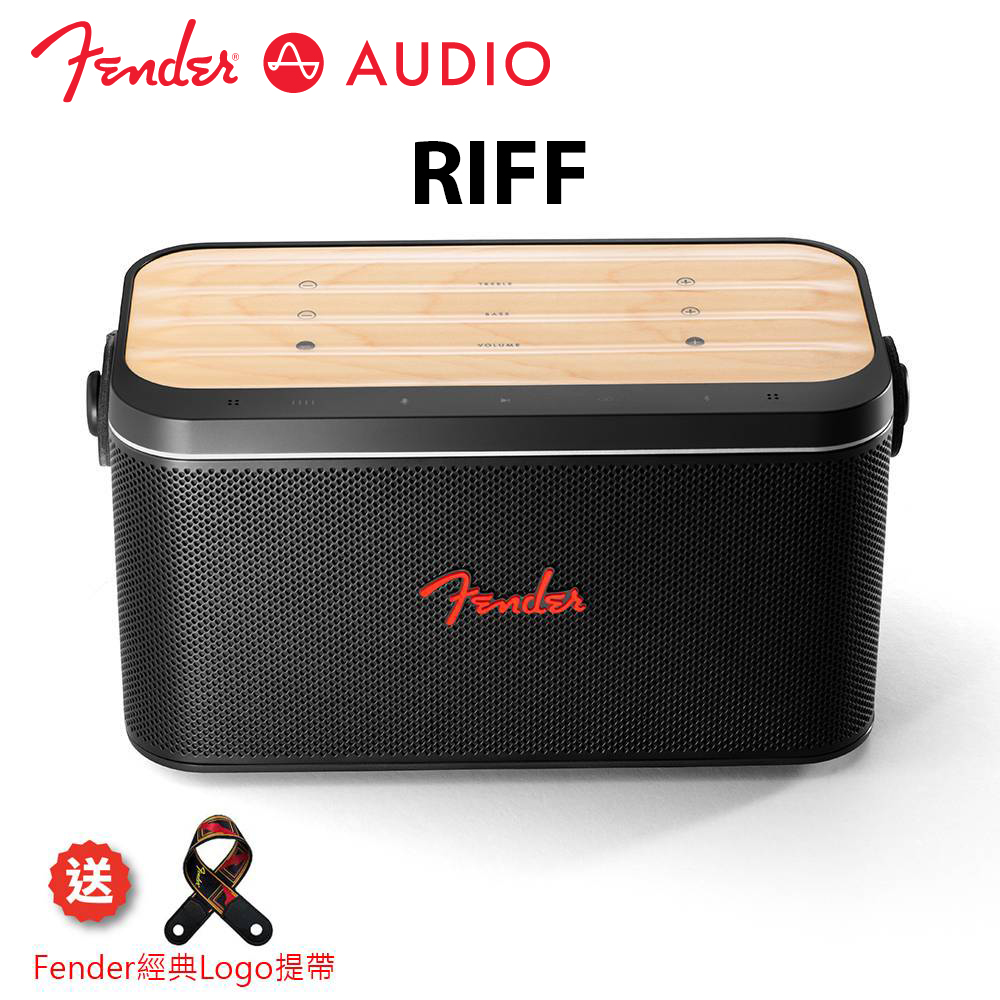 Fender  Riff 藍牙喇叭 公司貨 -時尚黑