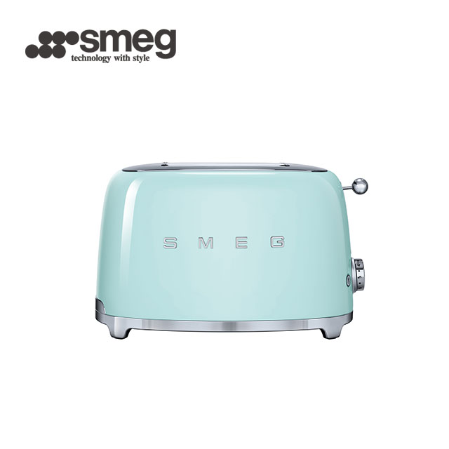 義大利SMEG2片式烤麵包機-粉綠色