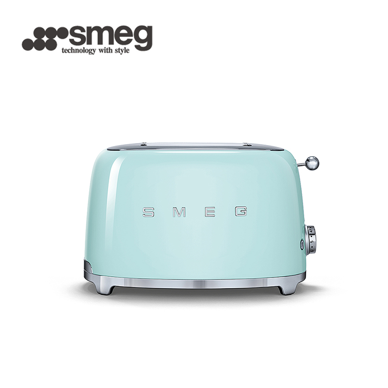 義大利SMEG2片式烤麵包機-粉綠色