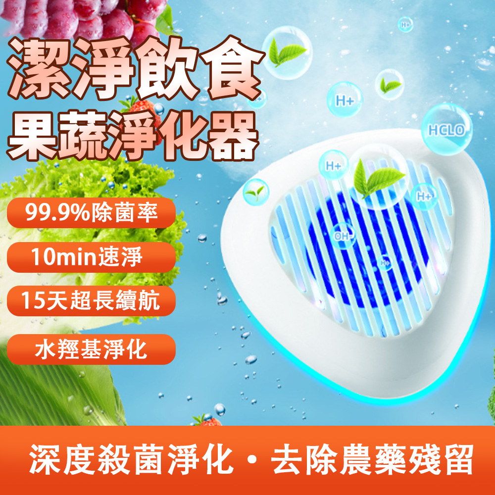 Rtako 蔬果清洗機 淨化/除菌/除農殘留 超聲波洗菜機 蔬果凈化機 蔬果凈化器 果蔬清洗 源森